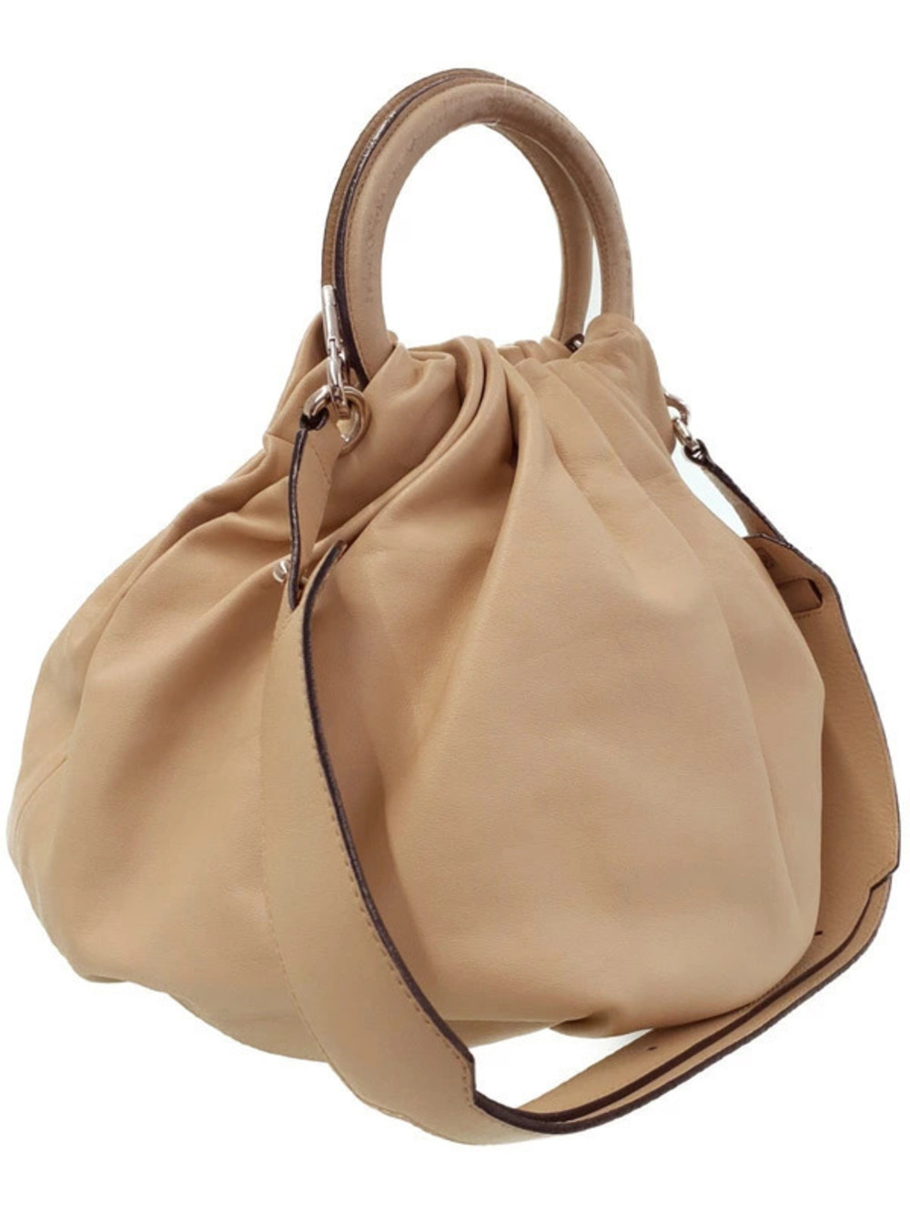 Loewe Anagram Boston leather Shoulder Bag